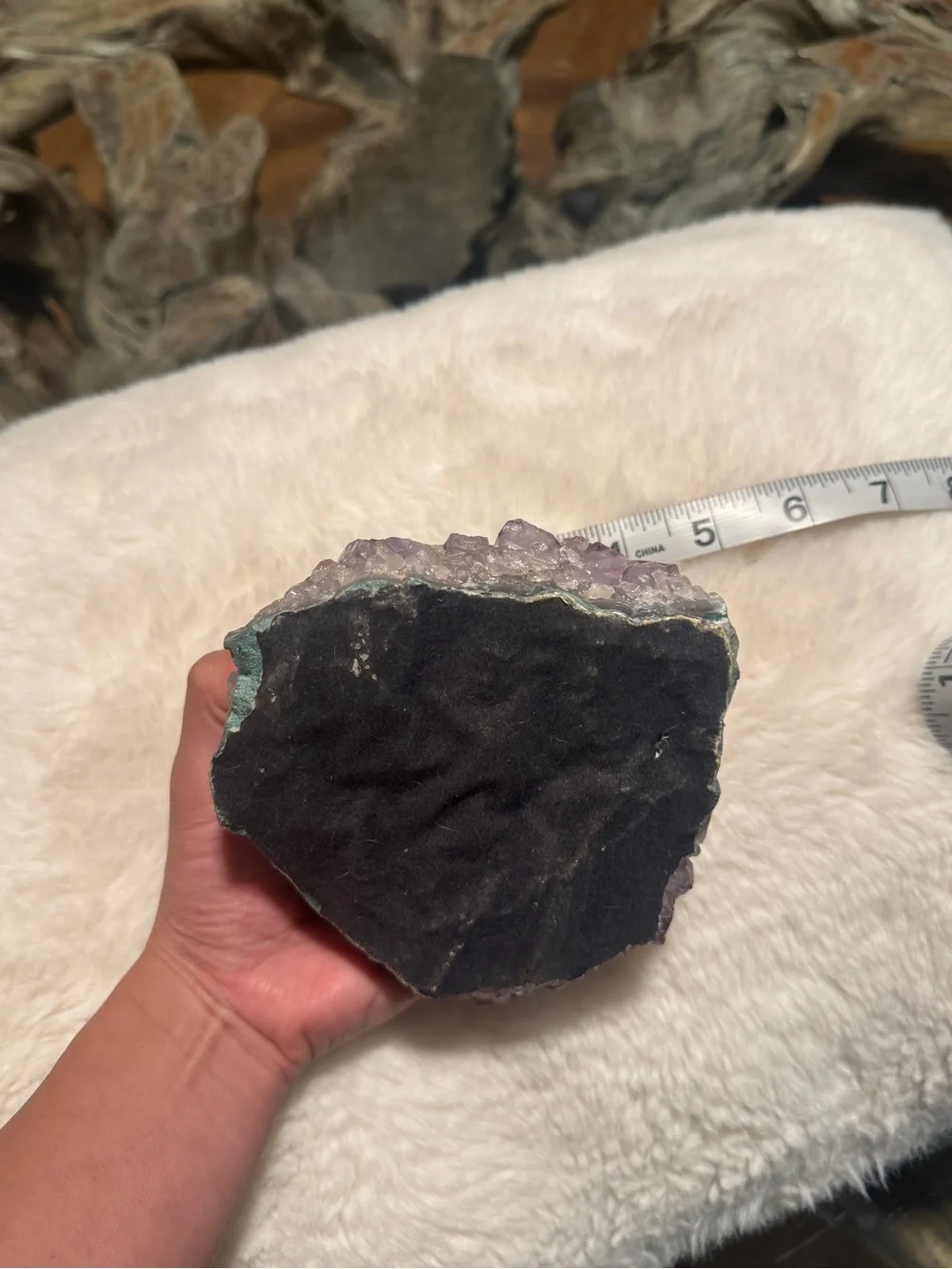 Amethyst Crystal Tealight Candle Holder